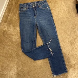 wild fable high-rise straight, ankle kind of boyfriend cut jeans!